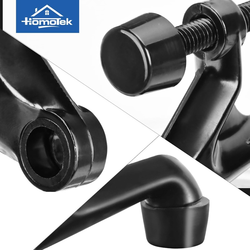 HOMOTEK 4 Pack Hinge Pin Door Stoppers, Hing Door Stops,