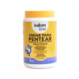 Salon Line Salon Line Wet Gloss Combing Cream - 1kg Salon Line Creme de Pentear Brilho Molhado 1kg
