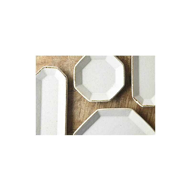 Yamani 7118796 Small Plate, White, 25 Angle