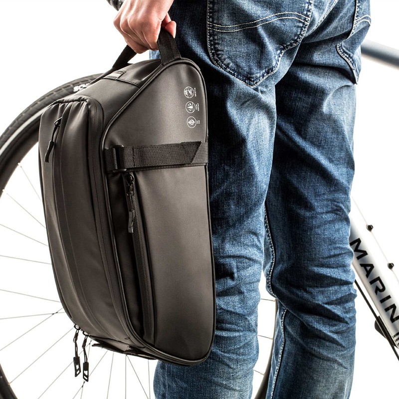 Multifunctional Rear Rack Bag Waterproof Bike Rack Seat Bag Outdoor