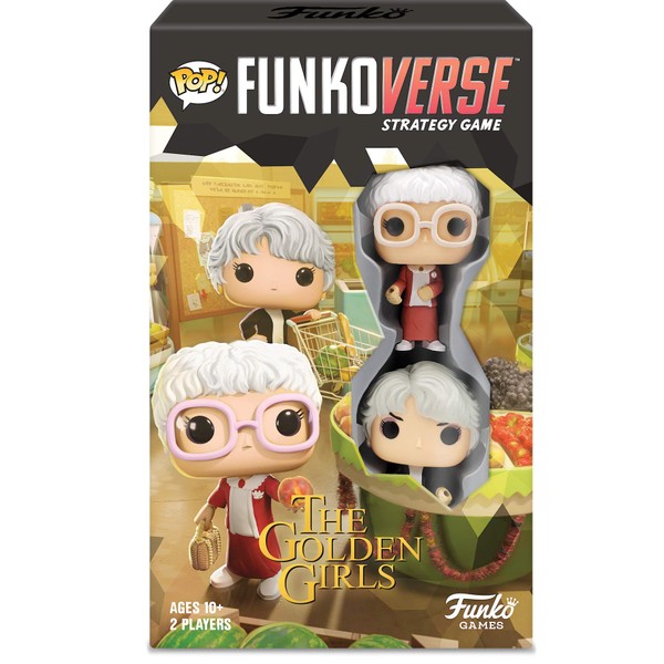 Funko Games Funko POP! Funkoverse 101-Expandalone - (English) Golden Girls Board Game - Light Strategy Board Game for Children & Adults (Ages 10+) - 2-4 Players - Collectible Vinyl Figure - Gift Idea