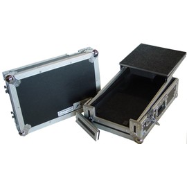 10" MIXER CASE WITH LAPTOP SHELF FOR A LAPTOP