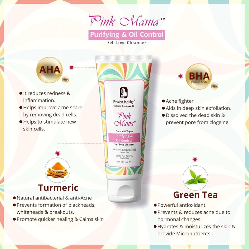 Passion Indulge Pink Mania AHA BHA Purifying & Oil Control