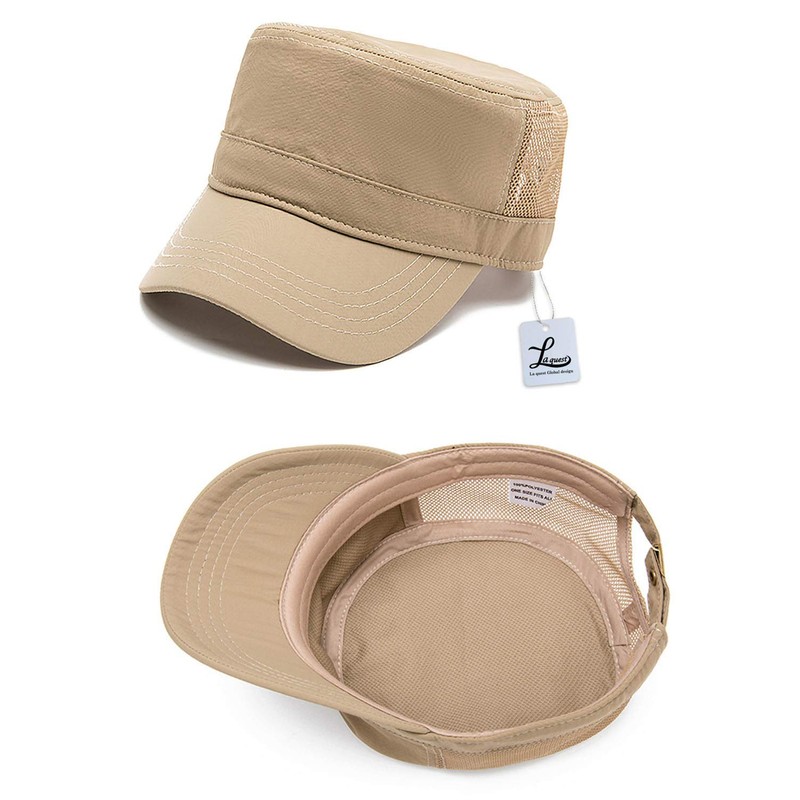Laquest Large Size Side Mesh Work Cap, Deep, Maximum 25.6