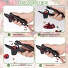 SoeUyd Cherry Stone Remover, Cherry Pitter, Cherry Pitter, Stainless Steel