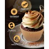 SYGELER 100pcs Cupcake Wrapper Liners for Baking, Natural Muffin Liners,
