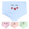 4PCS Women Lady High Waist Cute Adjustable Panties Cartoon Briefs