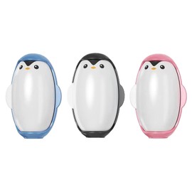 VARKAGE 3 Stück Fusselrolle Wiederverwendbar Abwaschbar,Pinguin Reusable Lint Roller, Fusselrolle Tierhaare, Fusselrolle Kleidung, Hair Remover Roller, Fusselentferner Kleidung