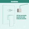 Heyalan Shower Diverter Knob 3 functions Shower Water Flow Converter