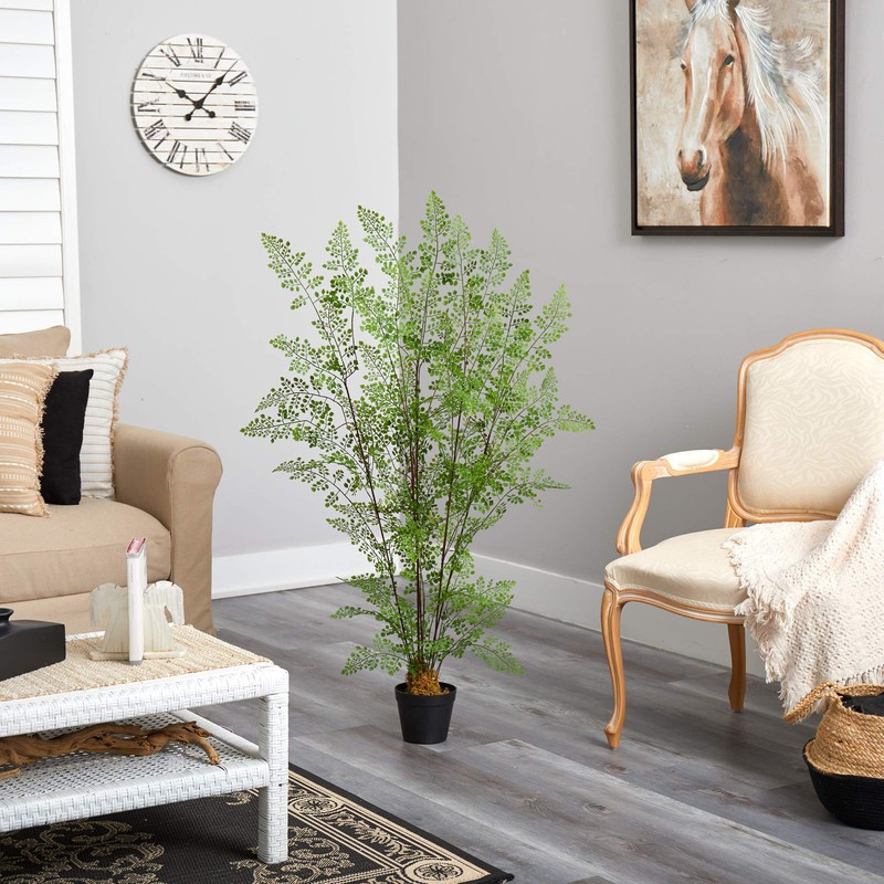 Nearly Natural 4ft. Ruffle Fern Artificial Tree