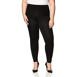 Hue Women's Ultra Tummy Shaping Legging, Black, Medium