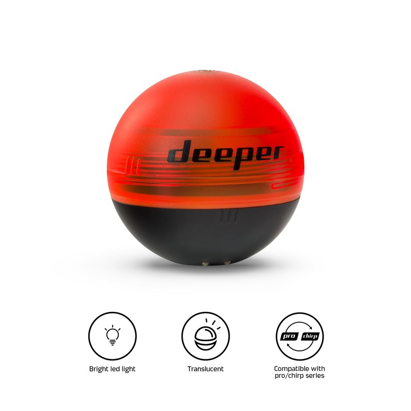 Deeper Night Fishing Cover (Orange) for Deeper Fish Finders