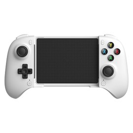 AKNES 8BitDo Ultimate Bluetooth Mobile Gaming Controller for Android, Hall Effect Joysticks and Hall Triggers, Wireless Mobile Phone Game Controller, Handheld Gamepad - White
