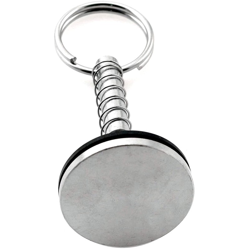 Marine Hatch Cover Pull Handle with Spring Hidden Pin Button