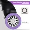 AWINNER Luggage Wheel Covers 8 Pack Upgraded,Silicone Luggage Wheel Protector