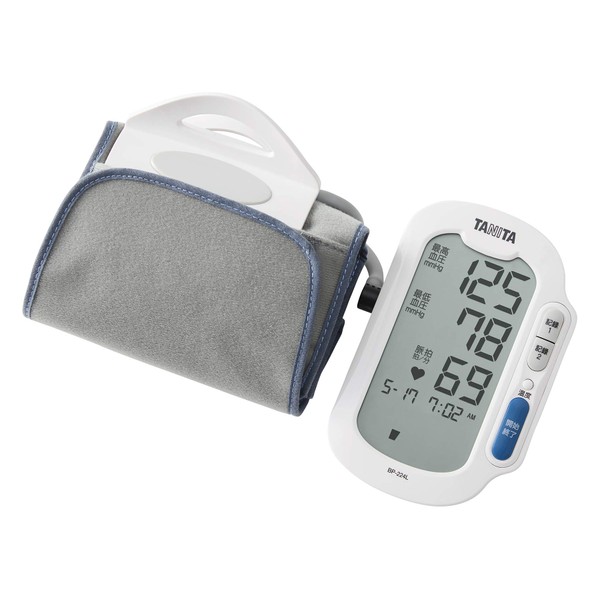 タニタ 上腕式血圧計 BP-224L ホワイト BP-224L-WH