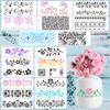 Lekabee 20Pcs Vintage Border Stencil