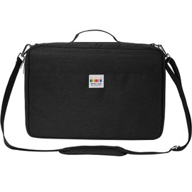 JAKAGO 480 Slots Colored Pencil Case Extra Large Capacity Pen Holder for Artist Painter Zipper Organizer Bag for Marker Highlighter Storage Case for Office Sketch Travel Supplies (Black)