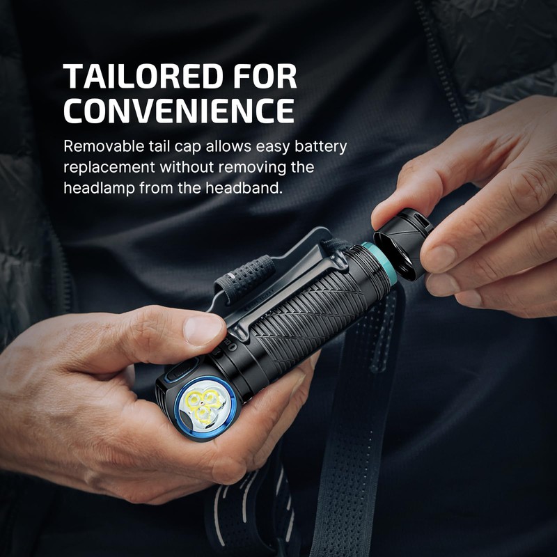 OLIGHT Perun 3 Rechargeable Headlamp Flashlight, 3000 Lumens LED Headlight