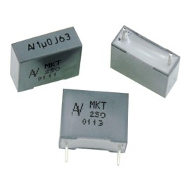 20x MKT-Capacitor rad. 1µF 63V DC ; 10mm ; R60DF4100JB30J ; 1uF