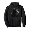 Cool Gaming Black Army Soldier Illustration Graphic Designs Pullover Hoodie