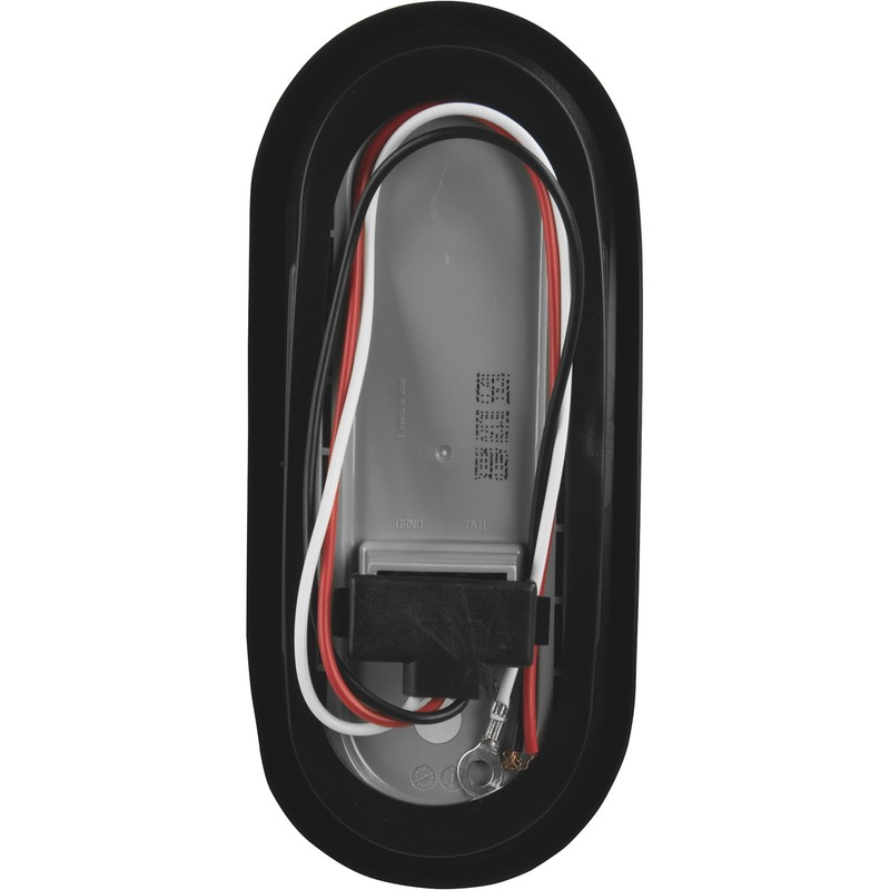 Blazer C562CRTM Red 6" Oval LED Stop/Turn/Tail Light with Clear