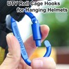 SANJOON UTV Roll Cage Hooks for Hanging Helmets, Headsets, Goggles,