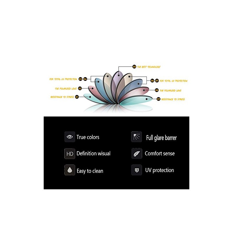 Polarized Lenses Replacement for Oakley Flak 2.0 XL 24K Golden