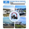 METOWARE Universal Trailer Coupler Ball Lock, Adjustable Heavy-Duty Trailer Hitch