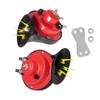 AIMALL 2Pcs Super Horn 12V 60dB Super Loud Horn Snail