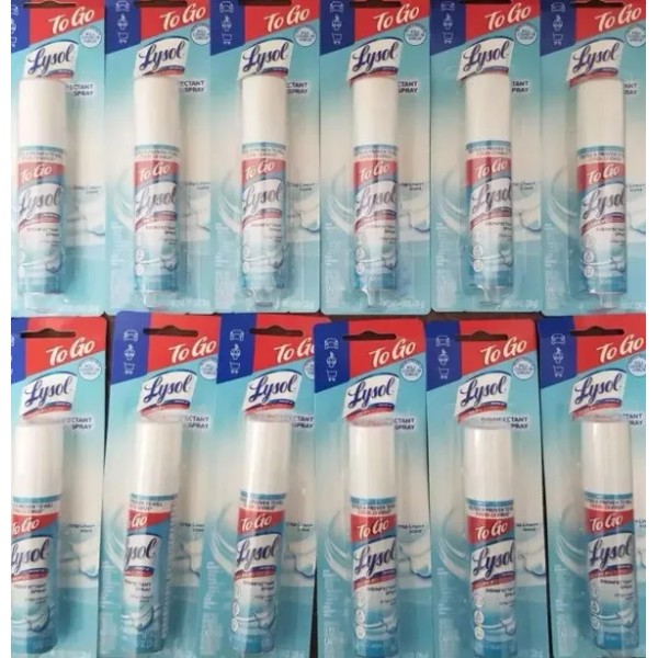 Lysol to Go Disinfectant Spray Travel size, Crisp Linen, 1