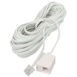 Telephone Extension Cord Male to Female with RJ-11 connectors - 50FT