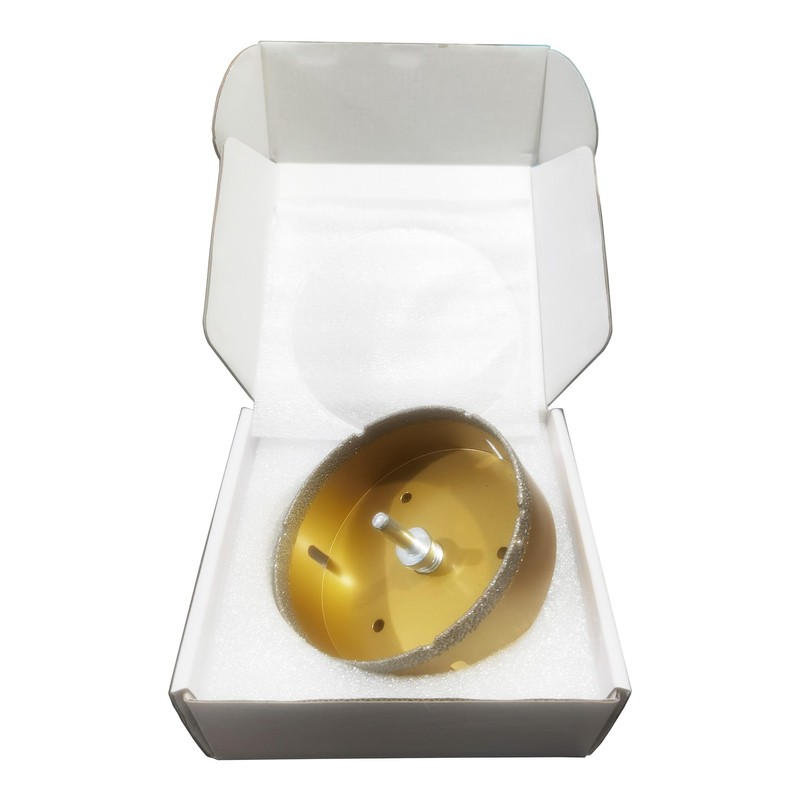 Antengdatool 4-3/8 Inch Dry/Wet Diamond Hole Saw for Angle Grinder
