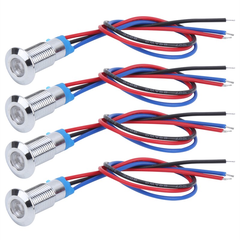 4 Set LED Indicator Light Signal 2Color Common Anode Waterproof