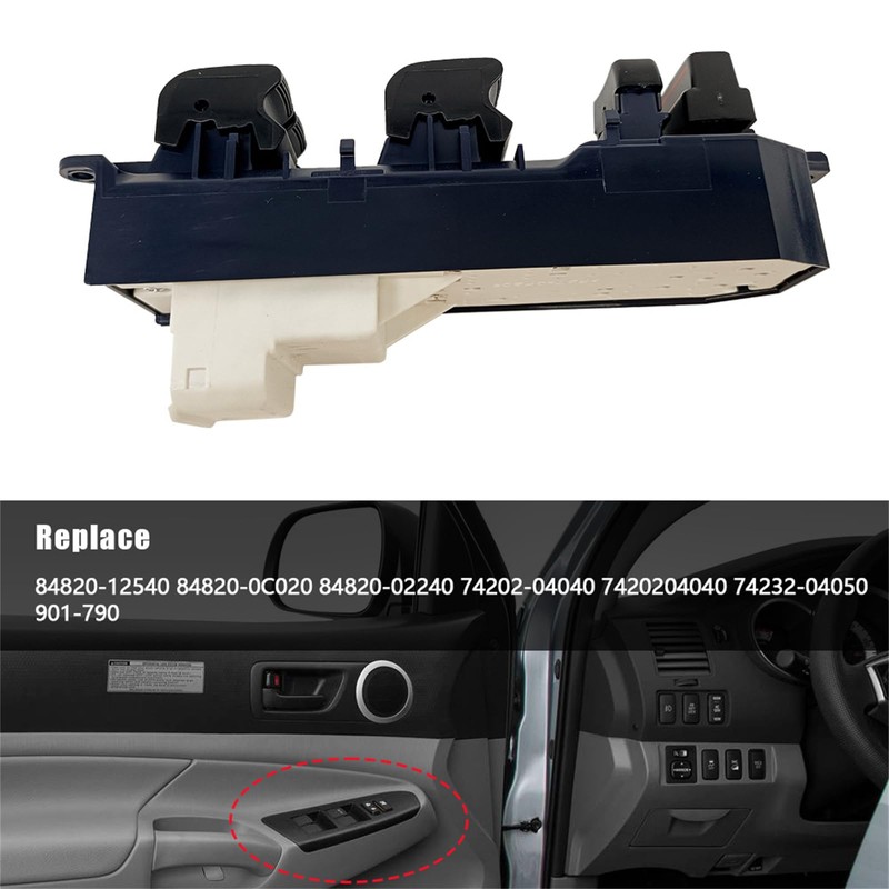 Meyffon Master Power Window Switch and Bezel Driver Side Compatible