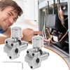 4 Pcs Bullet Piercing Valves with Wrenchs, Bullet Piercing Valve