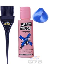 Crazy Color Semi-permanent Hair Colours with ® Q7S ™ Tint Brush (Lilac)