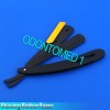 ODM BLACK & GOLD COMBINATION Stainless Steel Barber Straight Edge