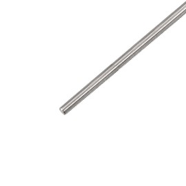 HiPicco 3/8"-24 Fully All Threaded Rod & Studs, 10" Length, 304 Stainless Steel Right Hand Fine Thread Screw for Furniture Anchor Bolts, Clamps, Hangers and U-Bolts