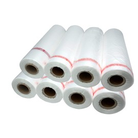 Tripact 11" x 14" HDPE Plastic Produce Bag Roll, Grocery Bag for Fruites Vegetable - 8 Roll (3200pcs) 001