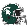 Craftique Michigan State Decal (Spartan Helmet Decal (3",4",6",12"), 3 in)