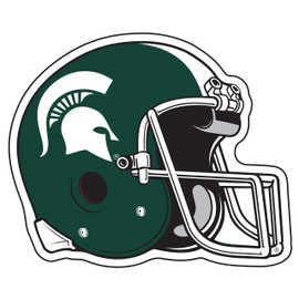 Craftique Michigan State Decal (Spartan Helmet Decal (3",4",6",12"), 3 in)