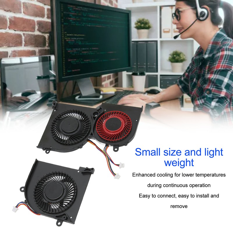 CPU GPU Cooling Fan 4 Pin Good Heat Dissipation Laptop