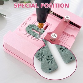 Keoker Polymer Clay Earring Hole Drill Guide, Earring Drill Guide, Polymer Clay Tools