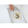 BS-238 BS-238 BS-238 Bathroom Drain Brush, White, 360° Flocked Up