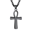 Suplight Eye of Horus Necklace, Men's, Popular, Silver, Surgical Stainless