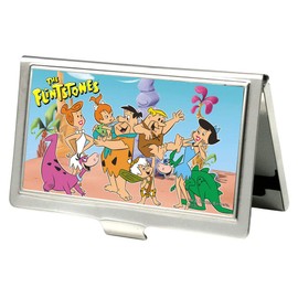 Buckle-Down Business Card Holder - THE FLINTSTONES Group Pose - Small
