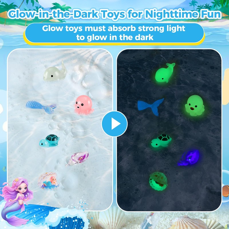 Bath Bombs for Kids, 3.5oz Large Mermaid Bath Bomb with