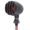 Pair Motorcycle Turn Signal Light with Grill Cover 3 Wires