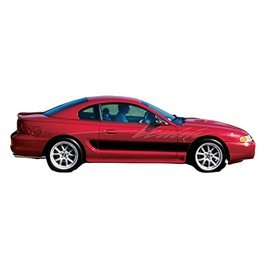 Side Racing Stripe Vinyl Graphics - 1994-1998 GT Compatible with Mustang Cobra